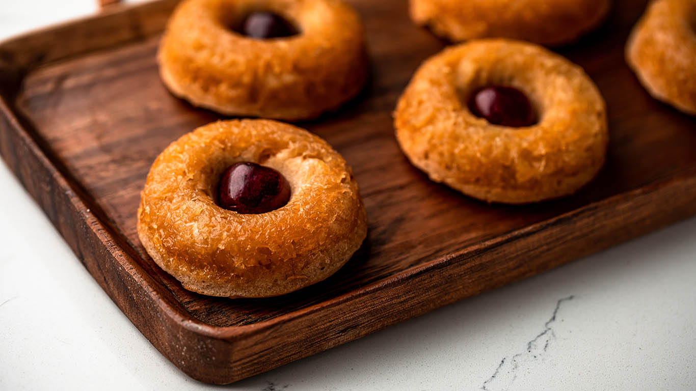 Pineapple Upside Down Donuts
 &ndash; Cooking Panda