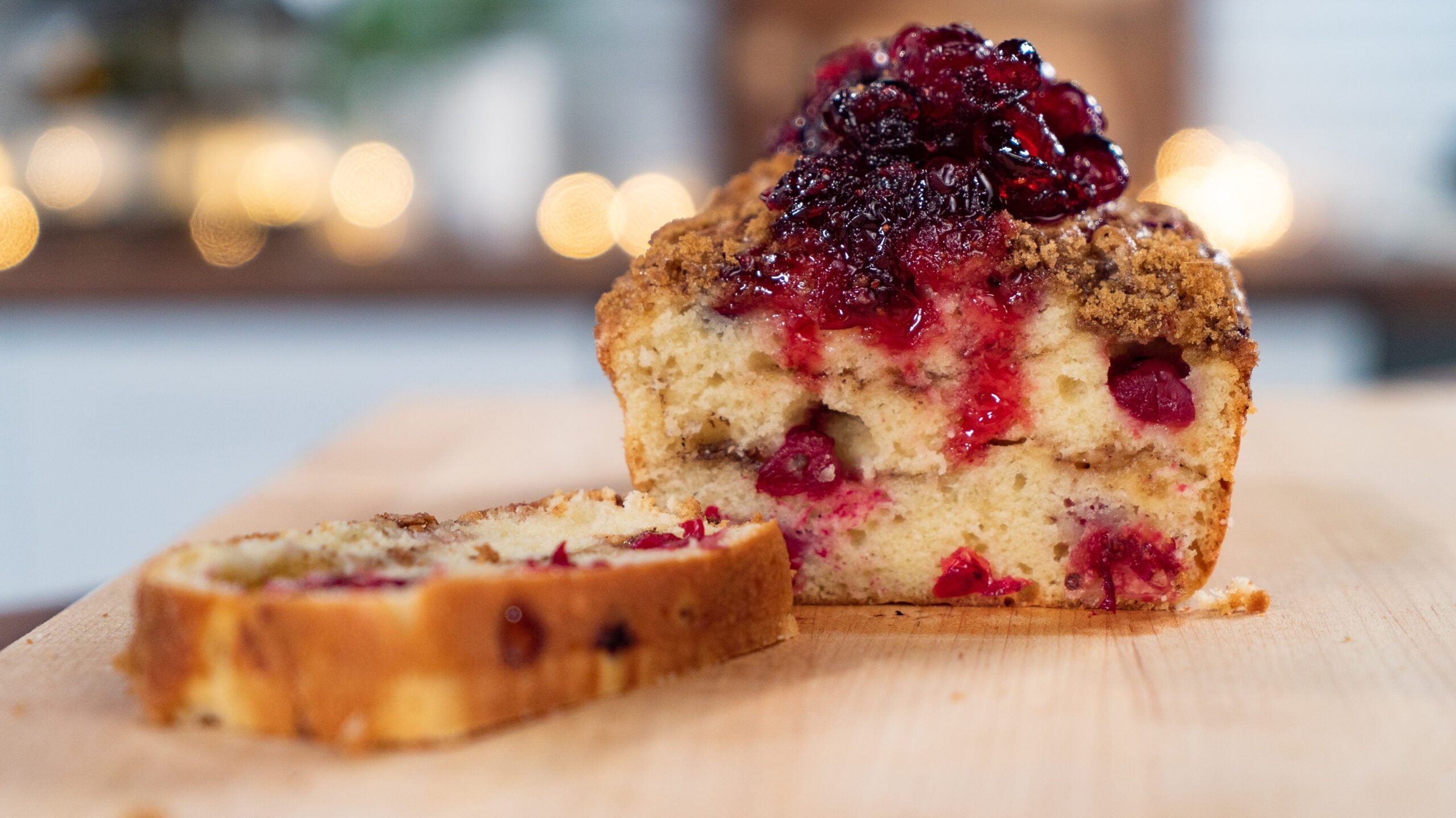 Cinnamon - Cranberry Loaf Cake
 &ndash; Cooking Panda