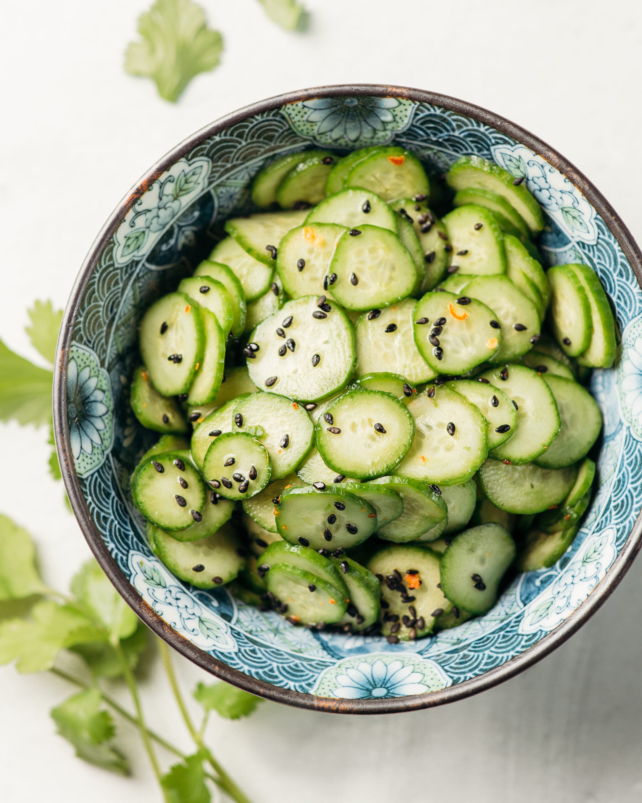 Sweet and Tangy Cucumber Salad
 &ndash; Cooking Panda