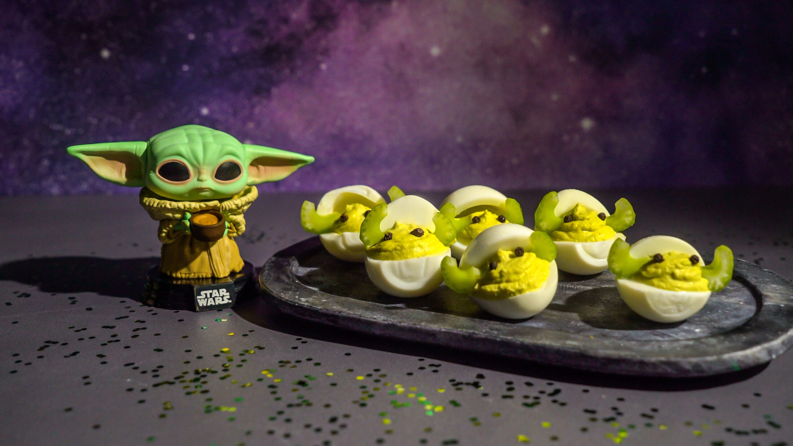 Baby Yoda Deviled Eggs Cooking Panda