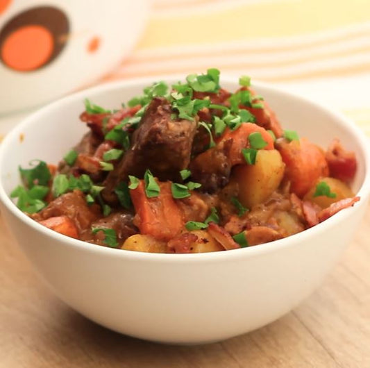 Rustic Bacon Beef Stew