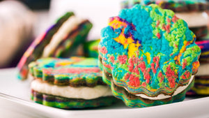 Rainbow Sugar Cookie Sandwich