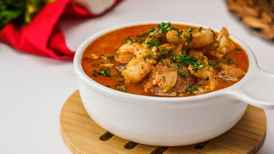 One Pot Cilantro Cajun Jambalaya