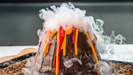 Erupting Volcano Cake