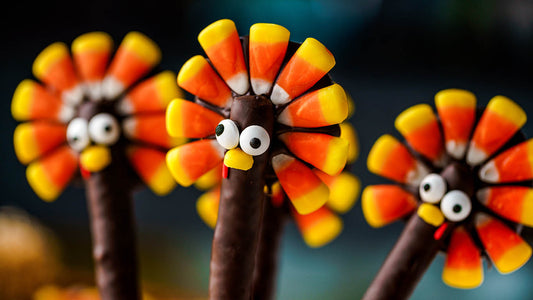 Chocolate Turkey Pretzels