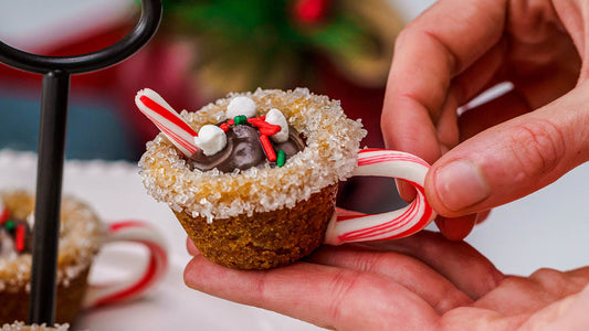 Hot Chocolate Cookie Cups