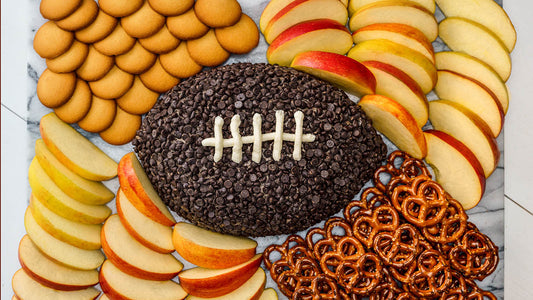 Oreo Cookies and Cream Cheese Football