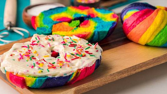 Rainbow Bagel