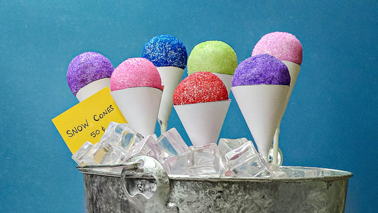 Snow Cone Cake Pops