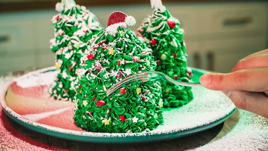 Christmas Tree Mug Cake