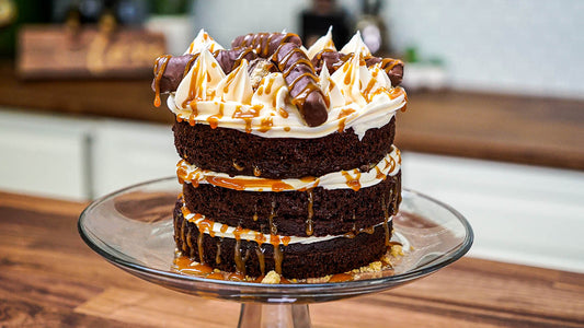 Triple Decker Twix Cake