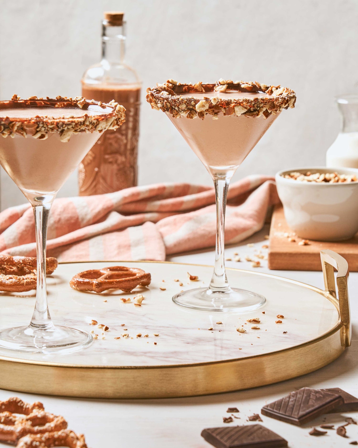 Chocolate Covered Pretzel Martini Cooking Panda