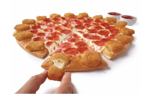 Pizza Hut's Mozzarella Poppers Pizza takes pizza crusts to the next level!