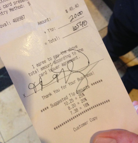 Mom Makes Unexpected Find On Her Restaurant Receipt (Photo)