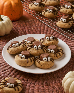 Peanut Butter Spider Cookies