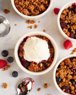 Individual Berry Crumbles