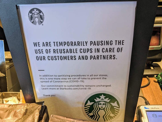 Starbucks Baristas Can No Longer Fill Reusable Cups