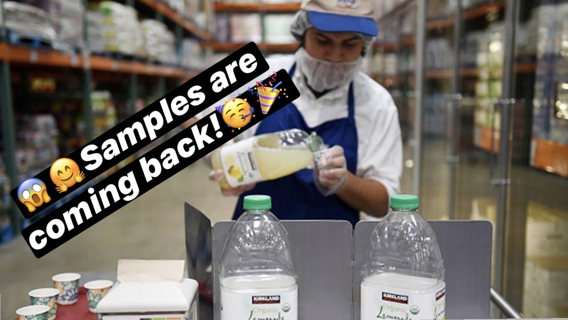 Costco Free Samples are Coming Back Next Month