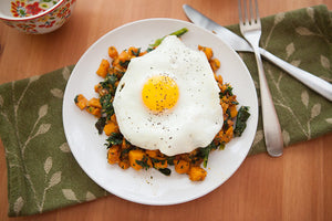 Sweet Potato Kale Breakfast Hash