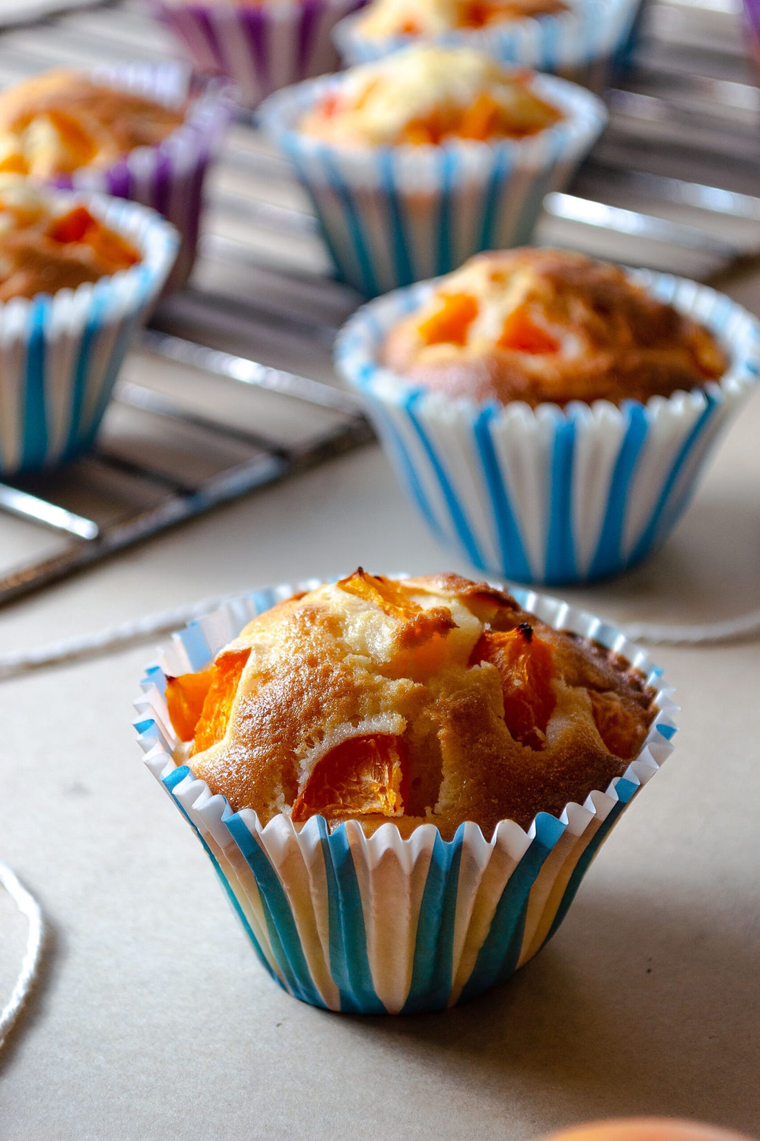 Apricot Cobbler Muffins