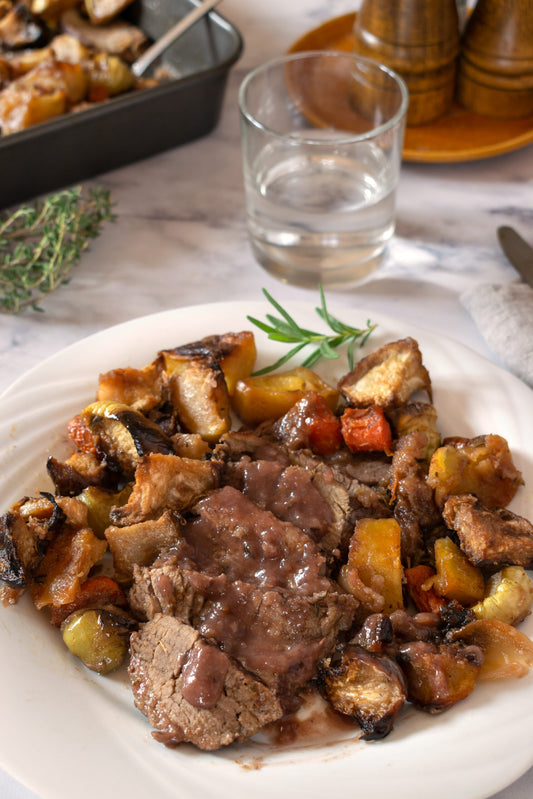 Autumn Beef Braised in Beaujolais