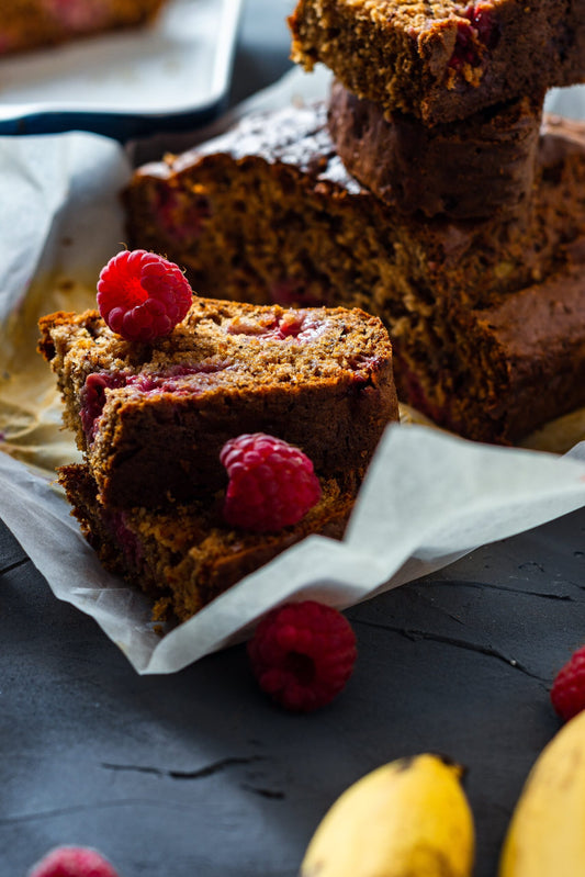 Bannana and Raspberry Bread