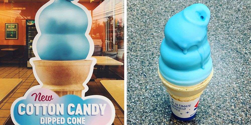 Dairy Queen’s Cotton Candy-Dipped Cone Is Officially on the Menu