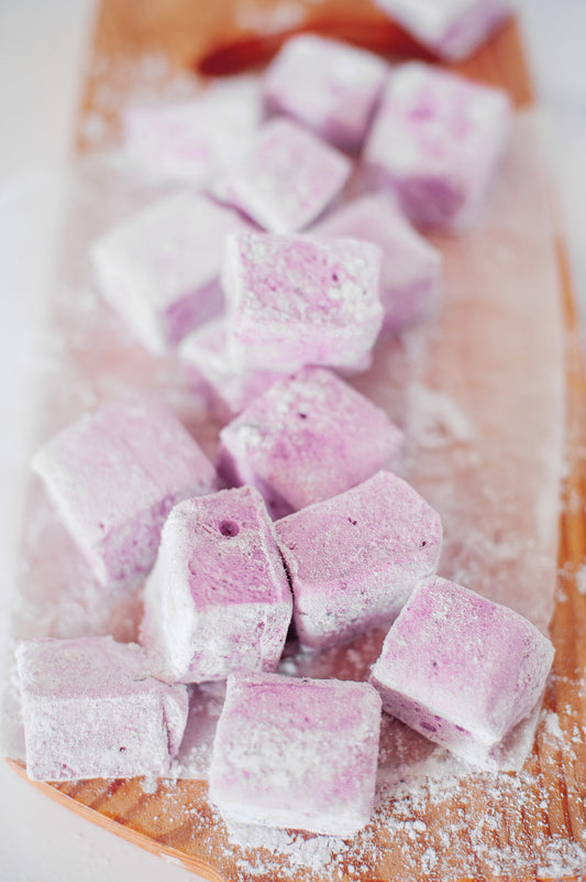 Blueberry And Jasmine Tea Marshmallows