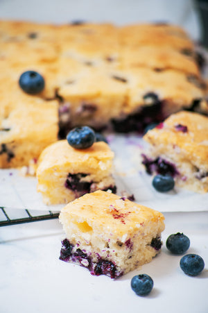 Blueberry and Cheese Coffee Cake