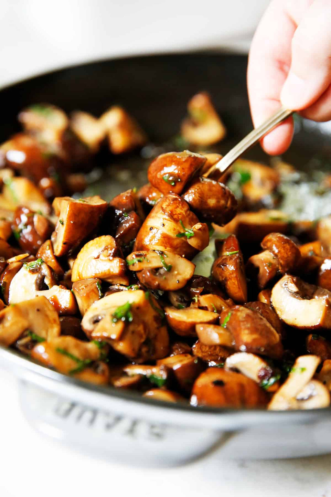 The Ultimate Garlicky Mushroom Side Dish