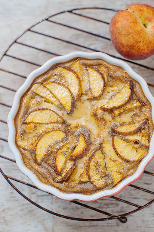 Chai Peach Clafoutis