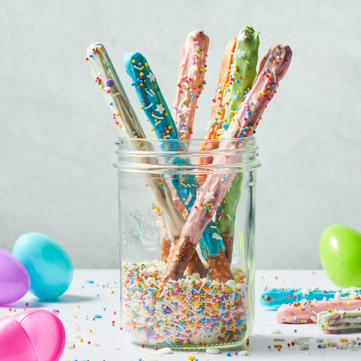 Spring Pretzel Rods – Cooking Panda
