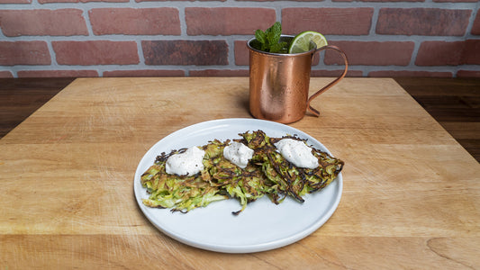 Cabbage Leek Fritters