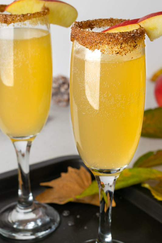 Caramel Apple Cider Mimosa