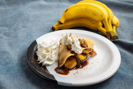 Caramel Banana Crepes