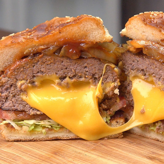 Cheese-Stuffed Burger