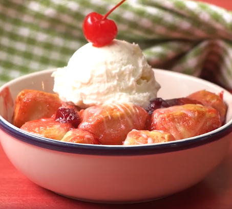 Cherry Bubble Up Casserole