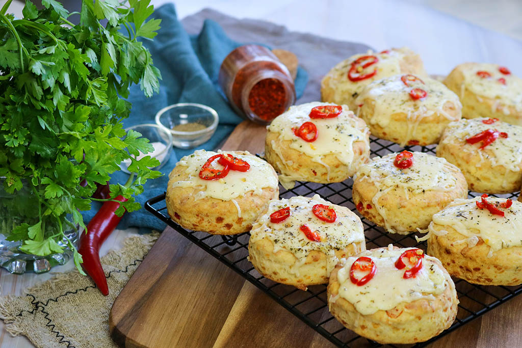 Cheese and Chili Biscuits