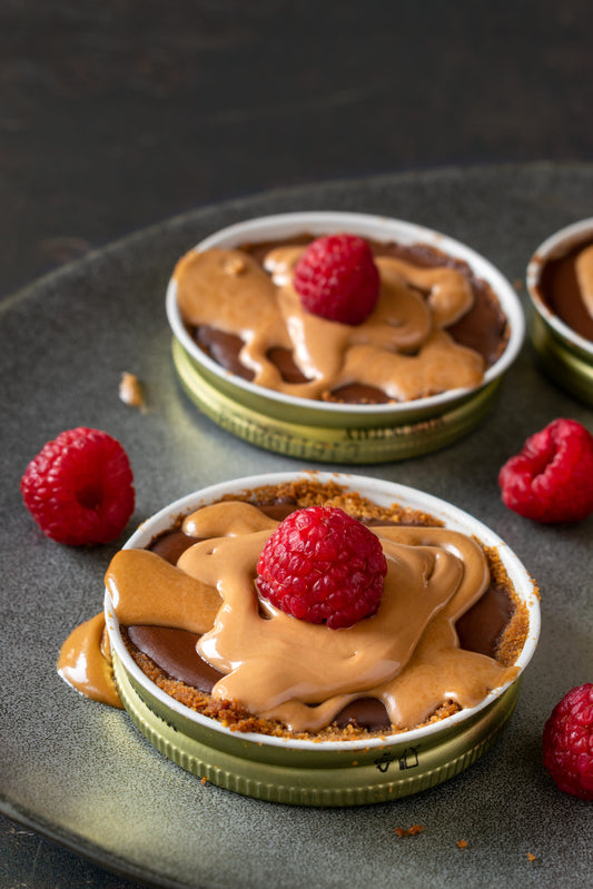 Chocolate and Caramel Tiny Tarts