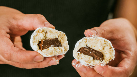 Chocolate Caramel Snowballs