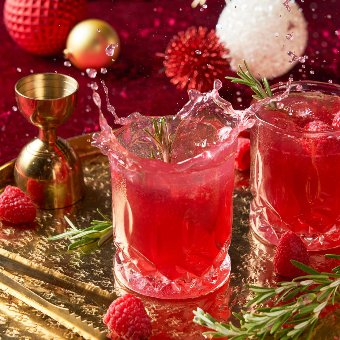 Raspberry Gin & Tonic