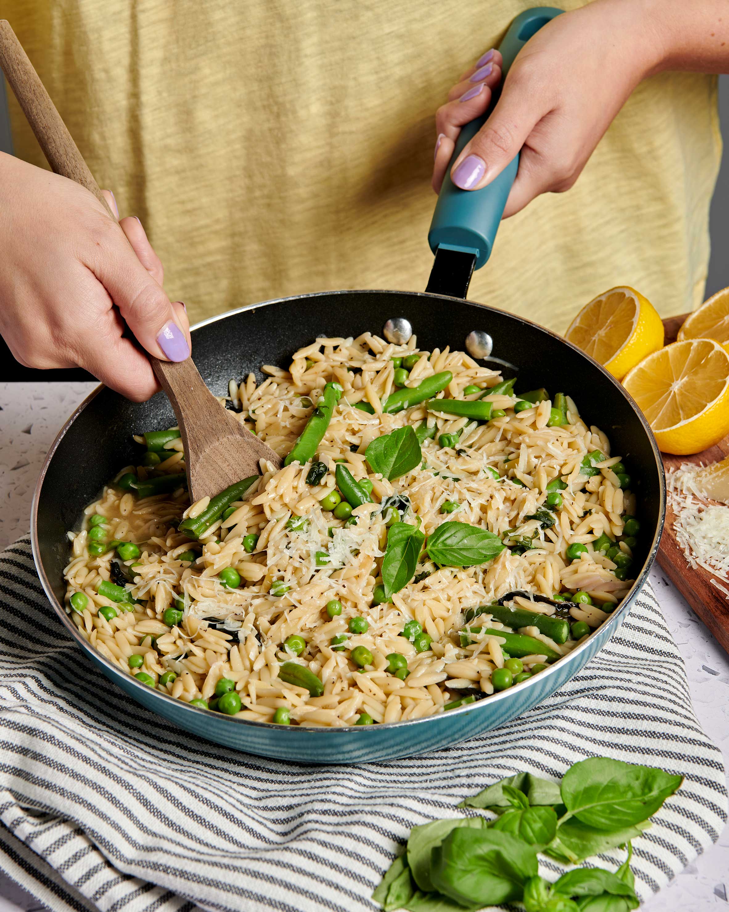Spring Bone Broth Orzo – Cooking Panda
