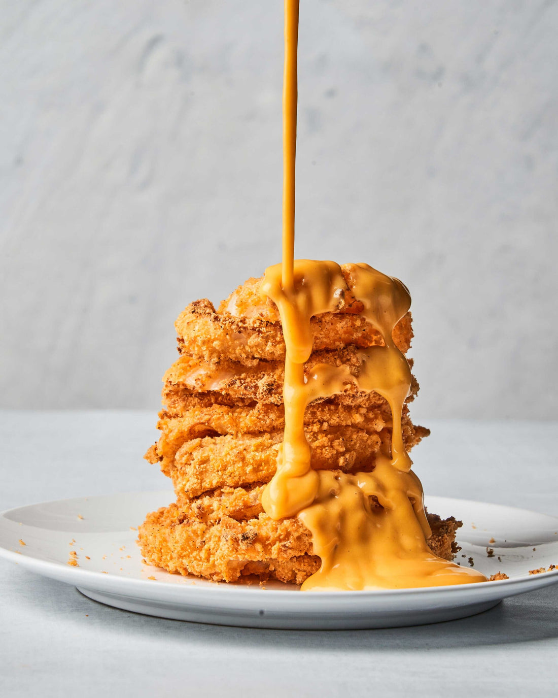 Nacho Onion Ring Tower – Cooking Panda