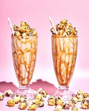 Sweet n’ Salty Caramel Popcorn Milkshake