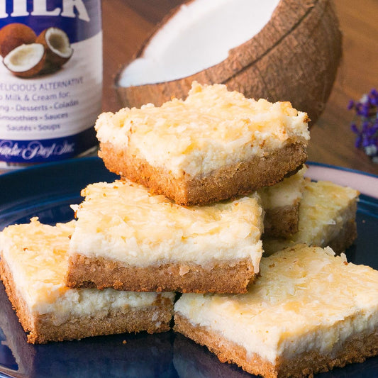 Creamy Coconut Cheesecake Bars