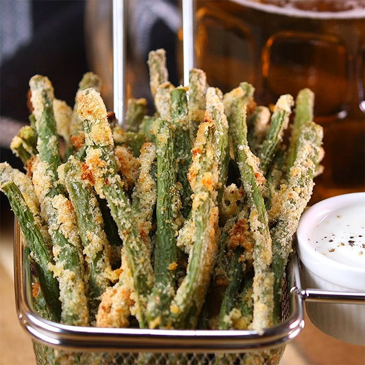 Crispy Baked Green Bean Fries