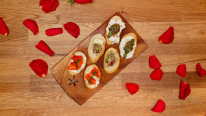 Crostinis Paired with Prosecco