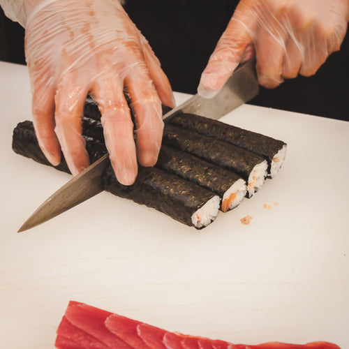 How to Cut Sushi on Cutting Board?