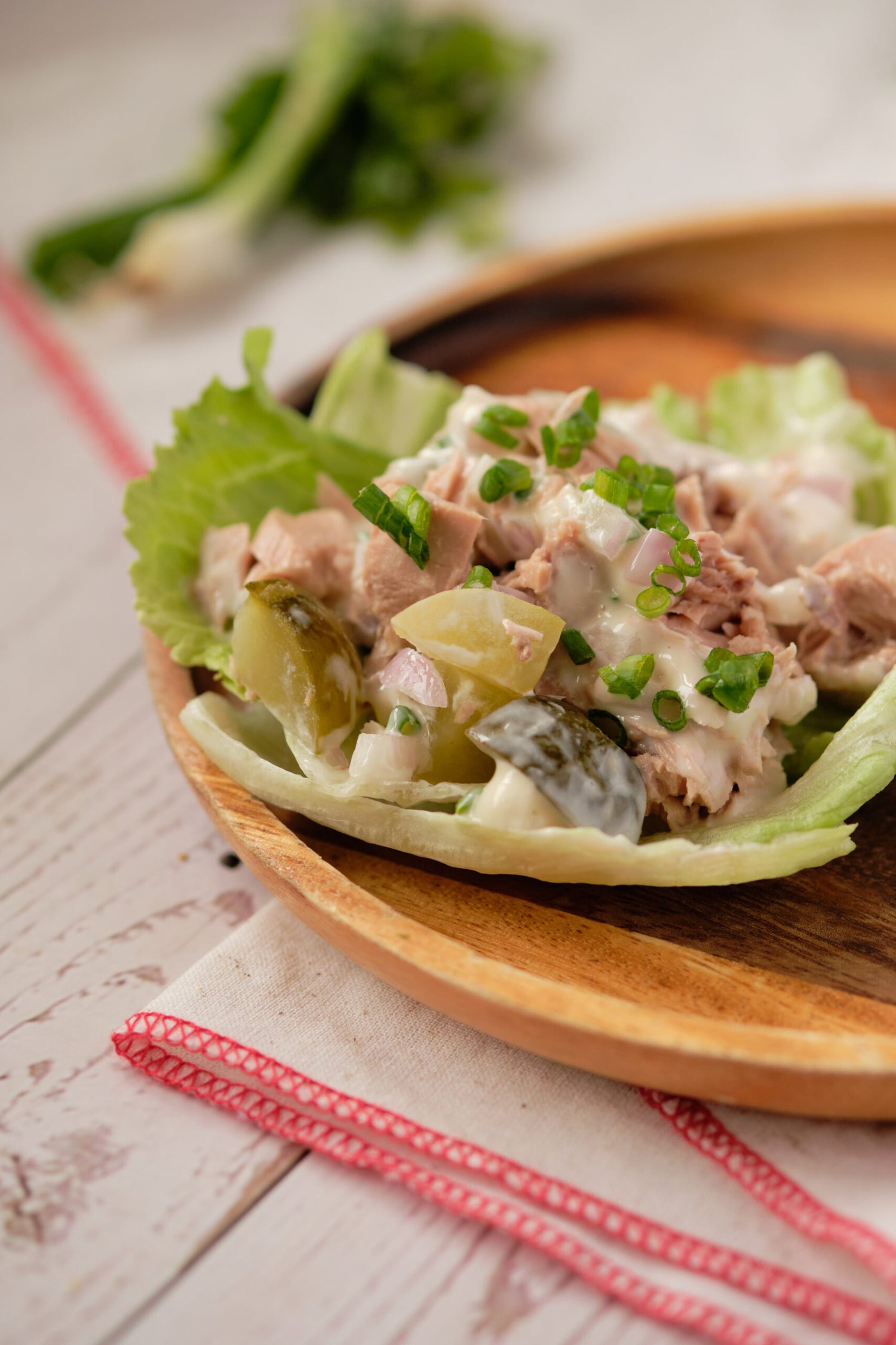 Dill Pickle Tuna Salad Cooking Panda