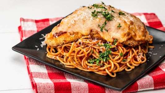 Extra Crispy Air Fried Chicken Parmesan